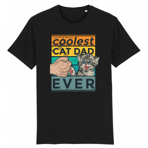 Papero T-Shirt - BIO- CAT DAD - Herren