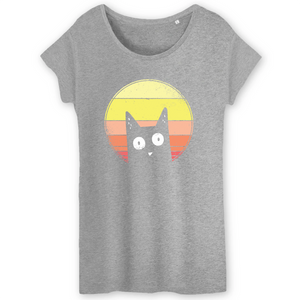 Papero T-Shirt- BIO- CAT VINTAGE- Damen