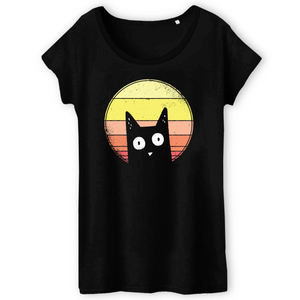 Papero T-Shirt- BIO- CAT VINTAGE- Damen
