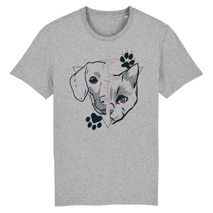 Papero T-Shirt - BIO- Dog + Cat Heartbeat - Herren
