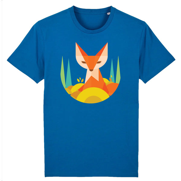 Papero T-SHIRT - BIO- Fox Geometric - HERREN
