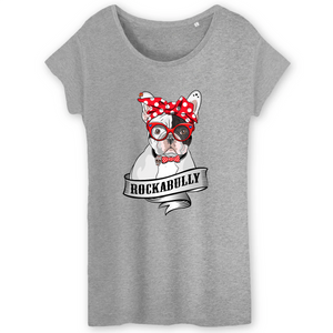 Papero T-Shirt- BIO- FRENCH BULLY ROCKERBULLY- Damen