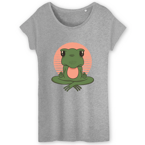 Papero T-Shirt- BIO- FROSCH YOGA VINTAGE- Damen