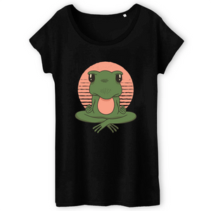 Papero T-Shirt- BIO- FROSCH YOGA VINTAGE- Damen