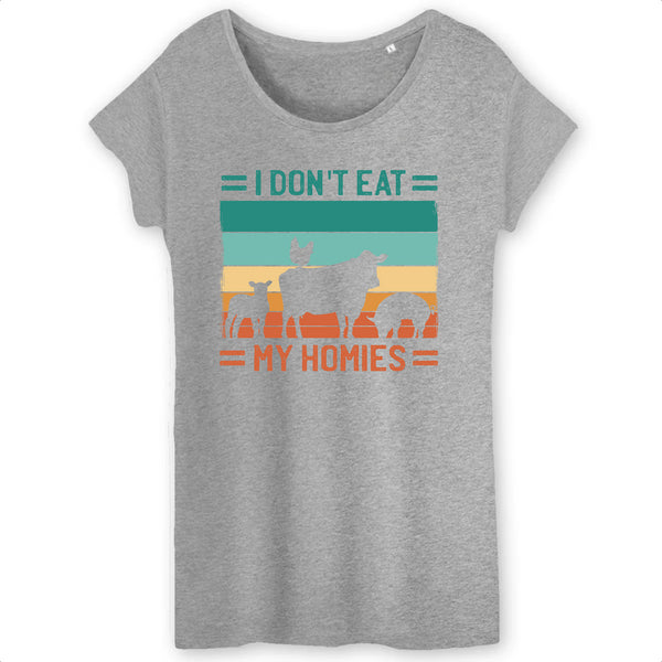 Papero T-SHIRT - BIO- I Dont Eat My Homies - Damen