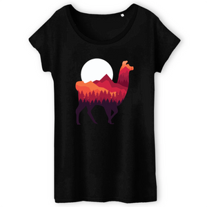 Papero T-Shirt- BIO- LAMA- Damen