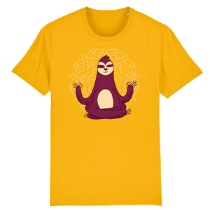 Papero T-Shirt - BIO- MEDITATION SLOTH - Herren