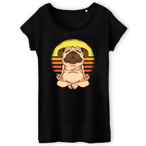 Papero T-Shirt- BIO- MOPS YOGA VINTAGE- Damen