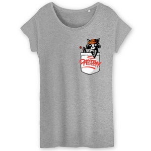 Papero T-Shirt - BIO- Pocket Racoon - Damen