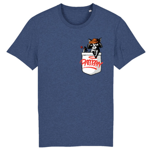 Papero T-Shirt - BIO- Pocket Racoon - Herren