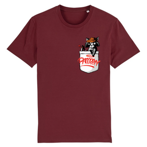 Papero T-Shirt - BIO- Pocket Racoon - Herren