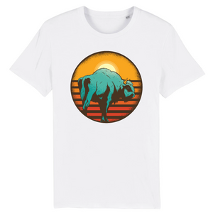 Papero T-Shirt - BIO- vintage-sunset-bison - Herren