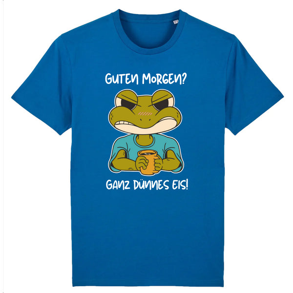 Papero T-SHIRT - BIO- Frog Guten Morgen Dünnes Eis - HERREN