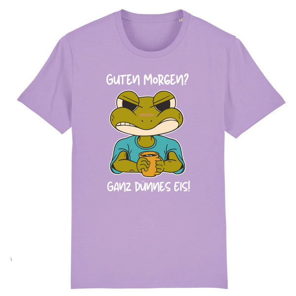 Papero T-SHIRT - BIO- Frog Guten Morgen Dünnes Eis - HERREN
