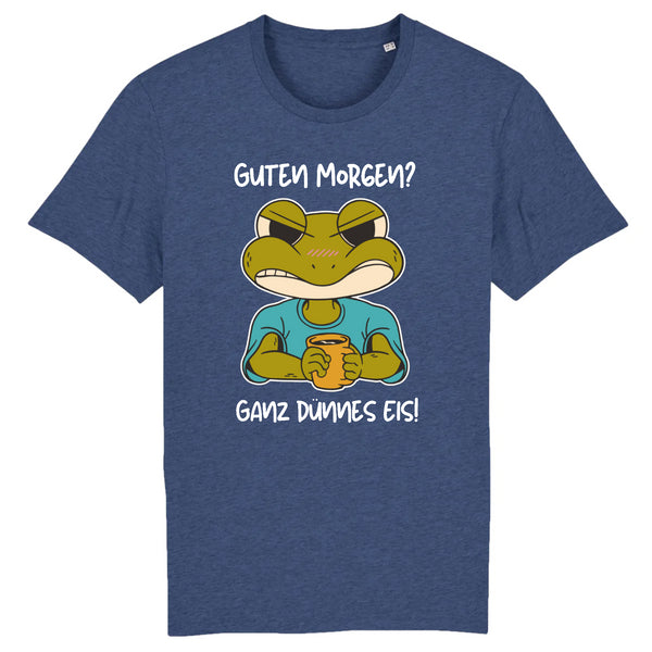 Papero T-SHIRT - BIO- Frog Guten Morgen Dünnes Eis - HERREN
