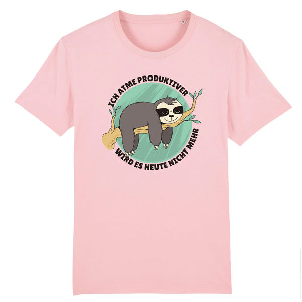 Papero T-SHIRT - BIO- Sloth Ich Atme Produktiver - HERREN