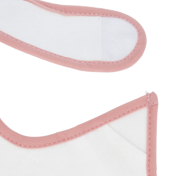 Parsa Beauty PARSA Baby Babylatz Weiß Mit Rosa Bodüre 1Stk