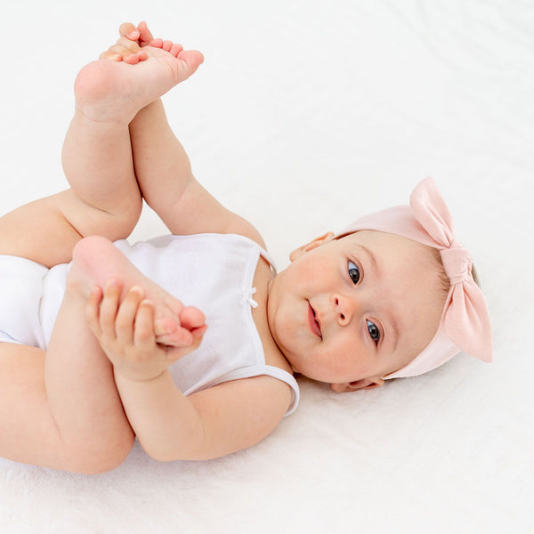 Parsa Beauty PARSA Baby Haarband Rosa Mit Schleife 1Stk