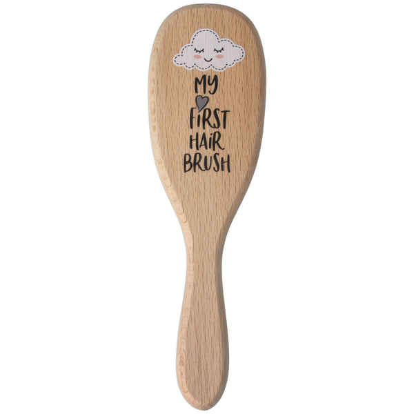 Parsa Beauty PARSA Baby Haarpflegebürste Mit Ziegenhaar Aus FSC®-zertifiziertem Buchenholz Für Die Pflege Von Feinem Babyhaar Und Empfindlicher Kopfhaut