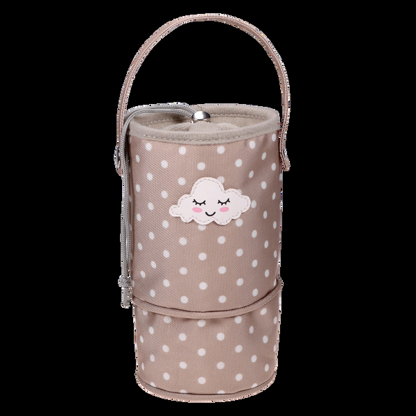 Parsa Beauty PARSA Baby Isolierflasche Beige Mit Wolkenstickerei 1Stk