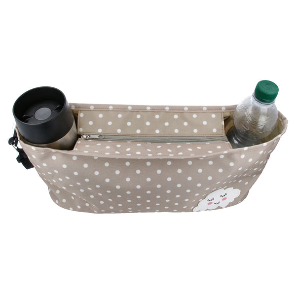 Parsa Beauty PARSA Baby Kinderwagentasche Beige Mit Wolkenstickerei