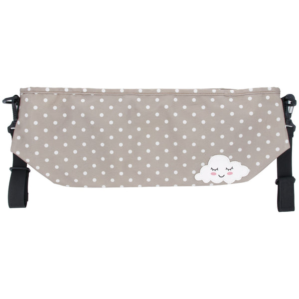 Parsa Beauty PARSA Baby Kinderwagentasche beige mit Wolkenstickerei