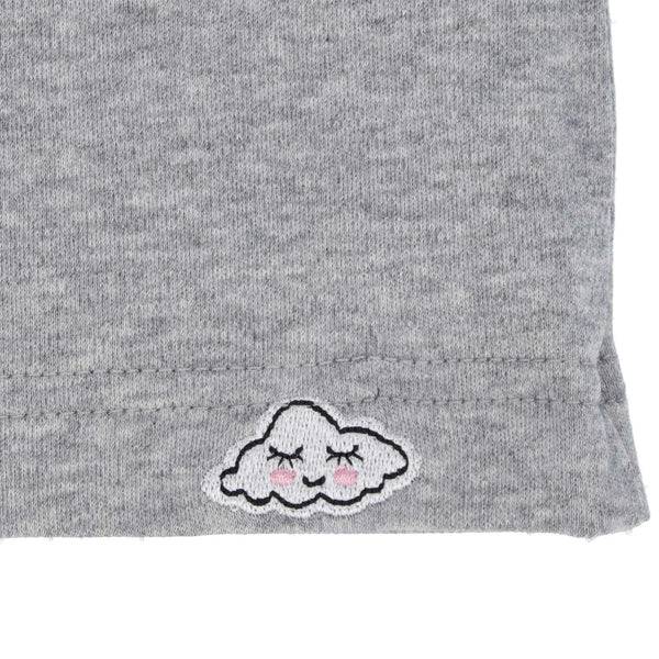 Parsa Beauty PARSA Baby Mütze Grau Mit Öhrchen Und Wölkchenstickerei 1 Stk
