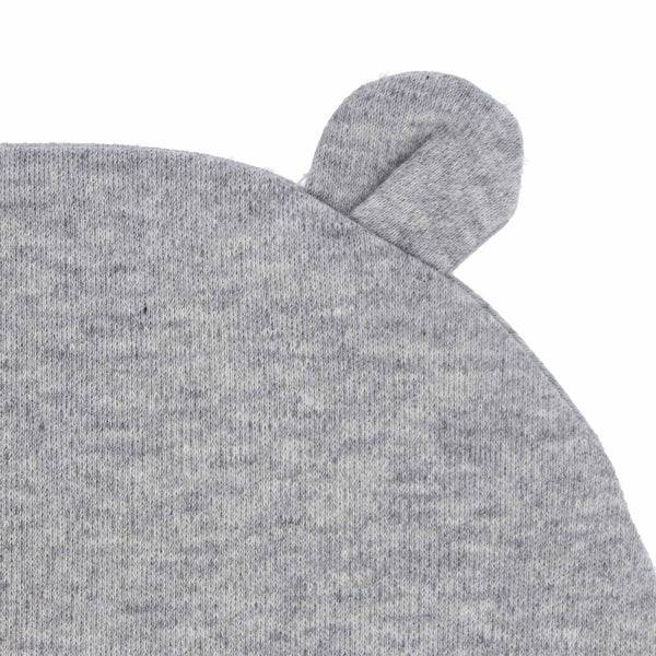 Parsa Beauty PARSA Baby Mütze Grau Mit Öhrchen Und Wölkchenstickerei 1 Stk