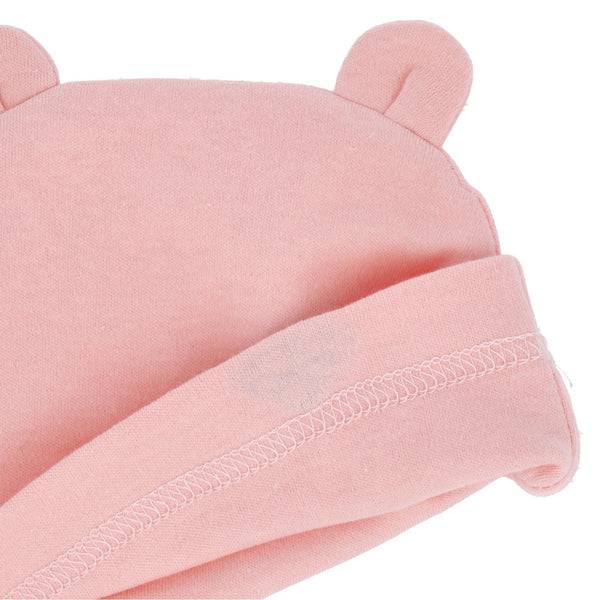 Parsa Beauty PARSA Baby Mütze Rosa Mit Öhrchen Und Wölkchenstickerei 1Stk