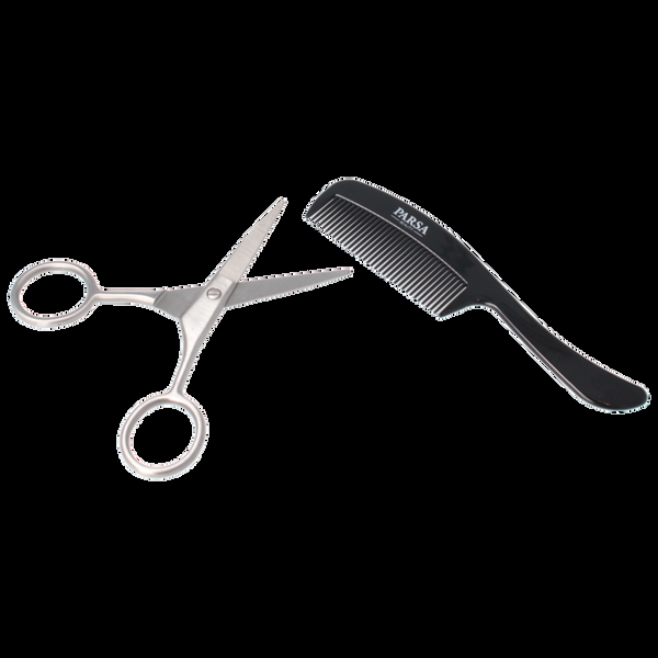 Parsa Beauty PARSA Beauty Black Edition Bart-Set - Schere Und Kamm