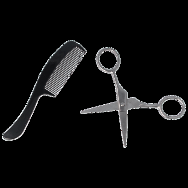 Parsa Beauty PARSA Beauty Black Edition Bart-Set - Schere Und Kamm