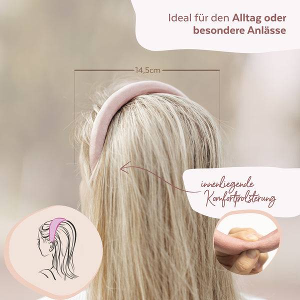 Parsa Beauty PARSA Beauty Comfy Hoop Kids Prinzessin Haarreif Mit Innenliegender Komfortpolsterung