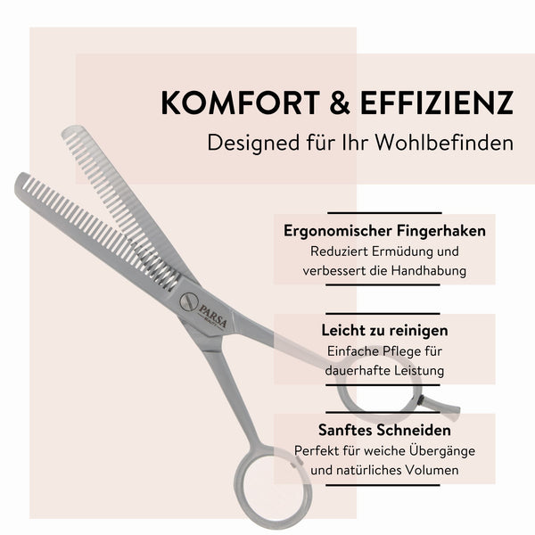 Parsa Beauty PARSA Beauty Effilierschere Mit Fingerhaken