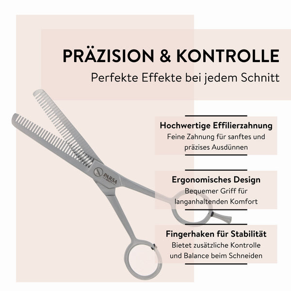 Parsa Beauty PARSA Beauty Effilierschere Mit Fingerhaken