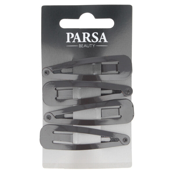 Parsa Beauty PARSA Beauty Haarclip braun shiny 6cm 4Stk Parsa Beauty PARSA Beauty Haarclip braun shiny 6cm 4Stk