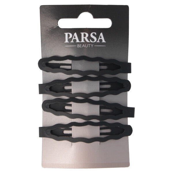 Parsa Beauty PARSA Beauty Haarclip schwarz matt gewellt 4Stk Parsa Beauty PARSA Beauty Haarclip schwarz matt gewellt 4Stk