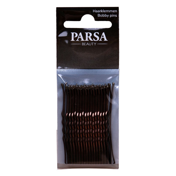 Parsa Beauty PARSA Beauty Haarklemmen 60mm, gewellt, braun 18Stk