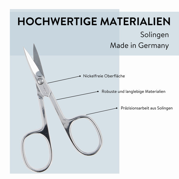 Parsa Beauty PARSA Beauty Nagelschere, Gebogen Mit Mikrozahnung, Nickelfreie Oberfläche