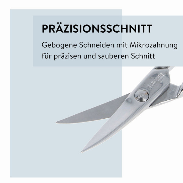 Parsa Beauty PARSA Beauty Nagelschere, Gebogen Mit Mikrozahnung, Nickelfreie Oberfläche