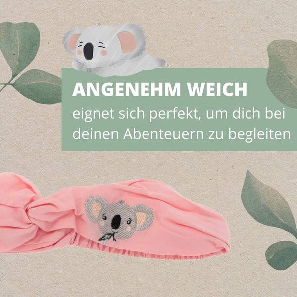 Parsa Beauty PARSA Beauty Nature Kids Haarband Koala Apricot Mit Bambusviskose