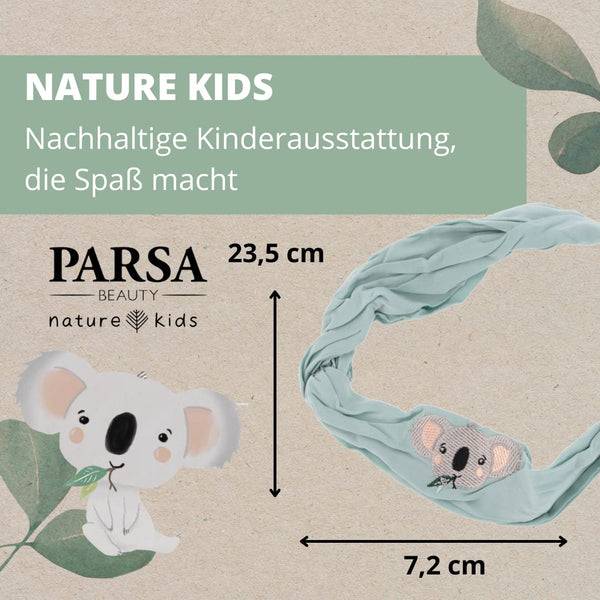Parsa Beauty PARSA Beauty Nature Kids Haarband Koala Mint Mit Bambusviskose