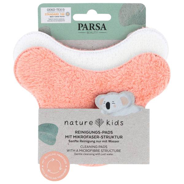 Parsa Beauty PARSA Beauty Nature Kids Mikrofaser Pads Koala Mit OEKOTEX Recycelte Mikrofaser