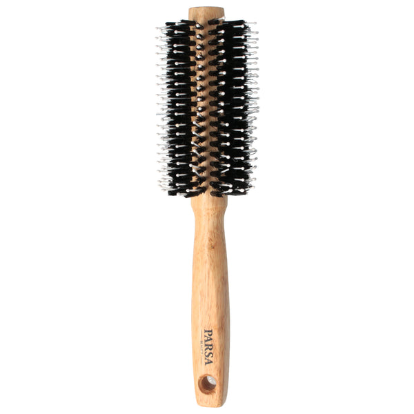 Parsa Beauty PARSA Beauty Naturkautschuk Holz Rundbürste 19mm