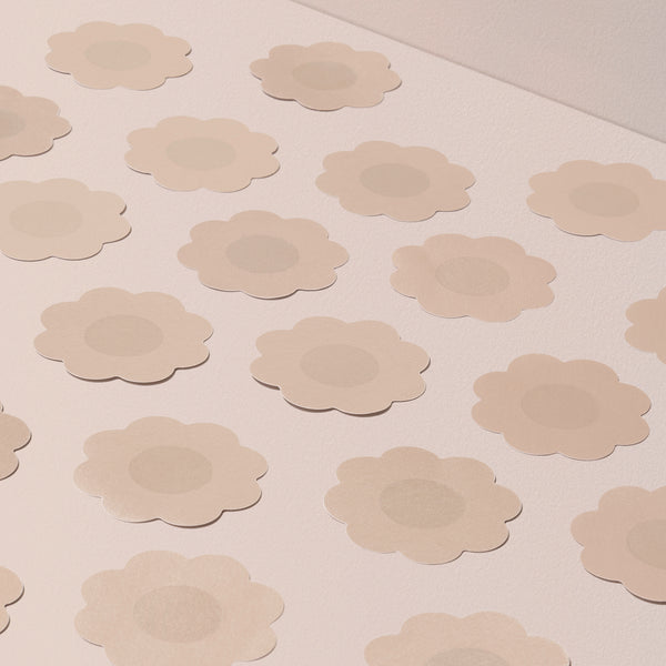 Parsa Beauty PARSA Beauty Nippelapdeckung Brustwarzenabdeckung Nipple Covers Satin Beige