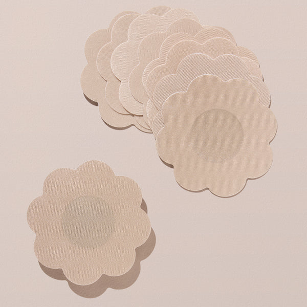 Parsa Beauty PARSA Beauty Nippelapdeckung Brustwarzenabdeckung Nipple Covers Satin Beige