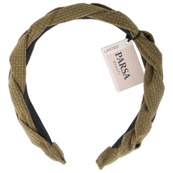 Parsa Beauty PARSA Beauty Haarreif Geflochten Grün