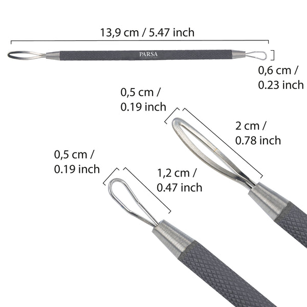 Parsa Beauty PARSA Beauty Mitesserentferner, Grau