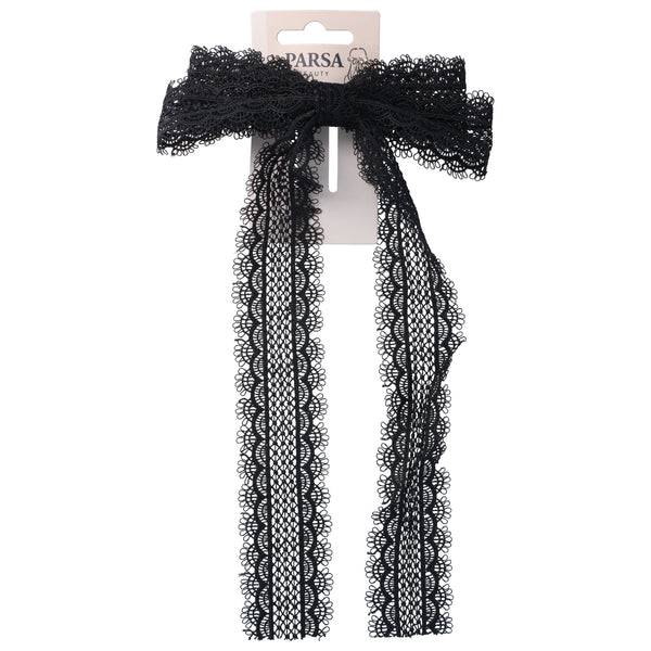 Parsa Beauty PARSA Beauty Patentspange Schleife Schwarz