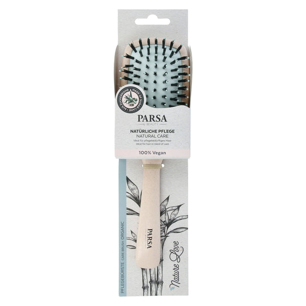 Parsa Beauty PARSA Beauty Pflegebürste Organic Vegane Haarbürste Groß Oval In Beige