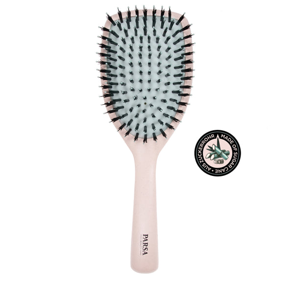 Parsa Beauty PARSA Beauty Pflegebürste Organic vegane Paddle Haarbürste in beige